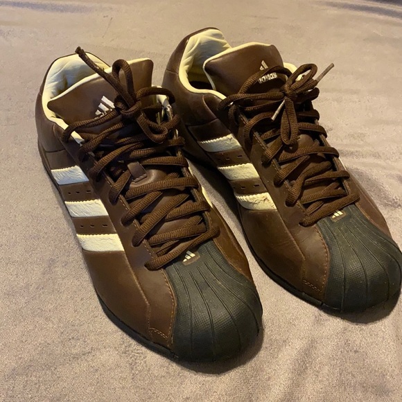 Men’s brown adidas shoes 11.5